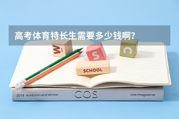 高考体育特长生需要多少钱啊？