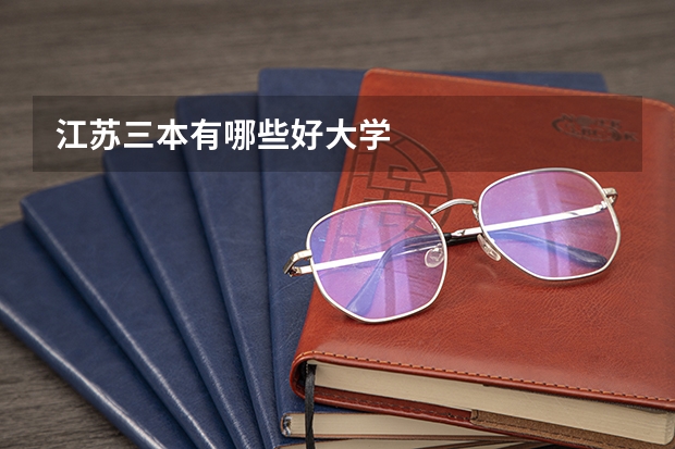 江苏三本有哪些好大学