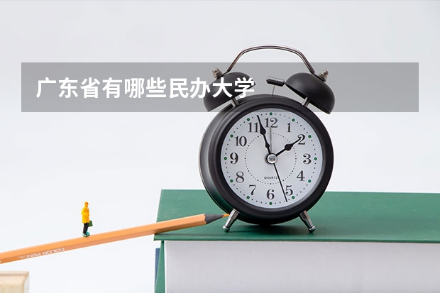 广东省有哪些民办大学
